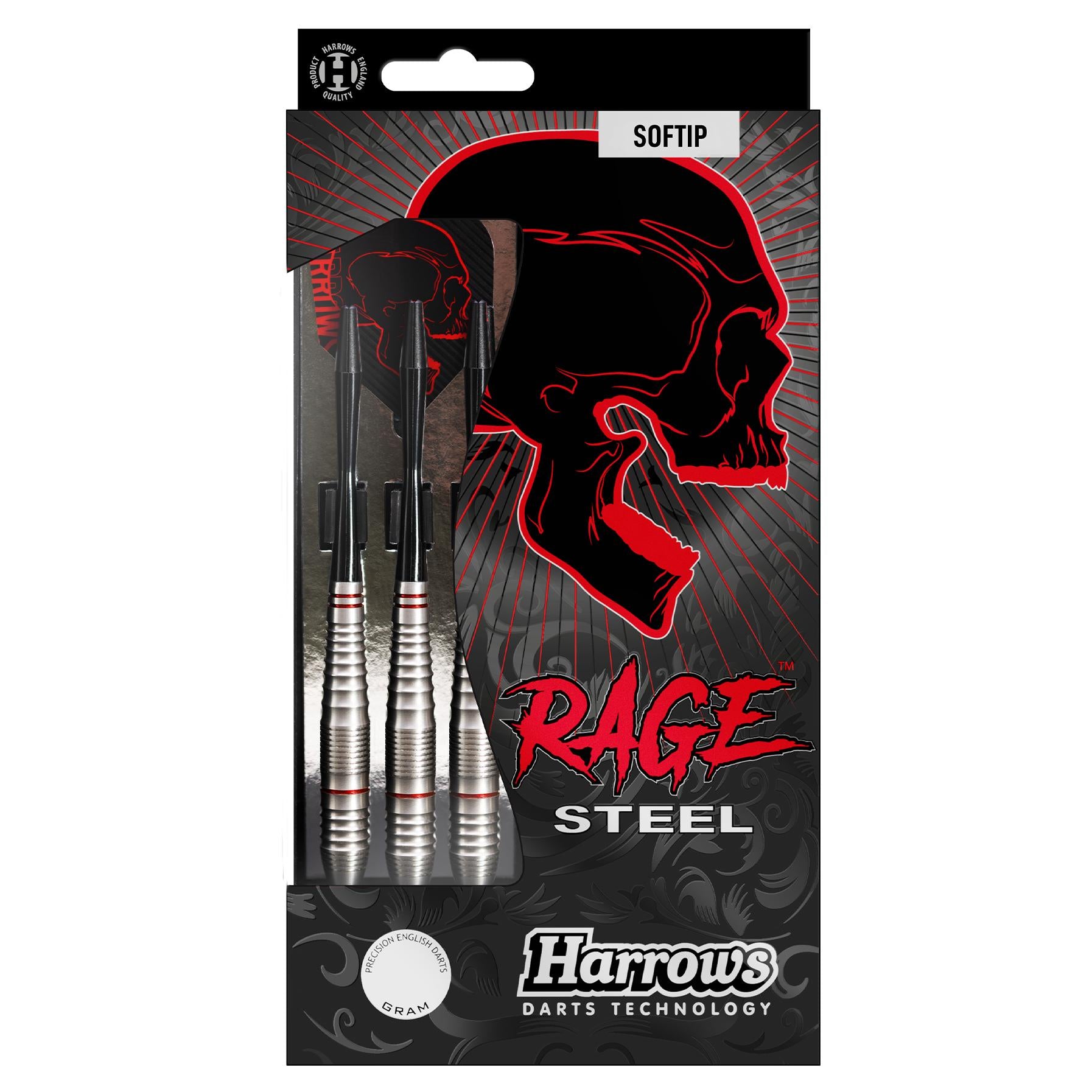harrows-rage-fl-chettes-pointe-souple-steel image 5