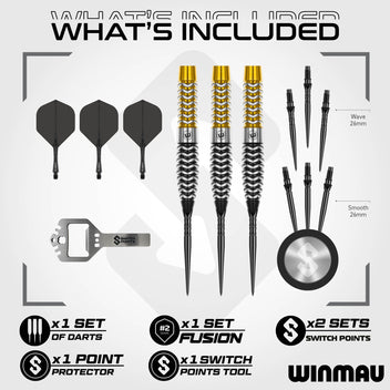 winmau-exion-90-tungst-ne-torpedo-switch-point-fl-chettes-acier image 4
