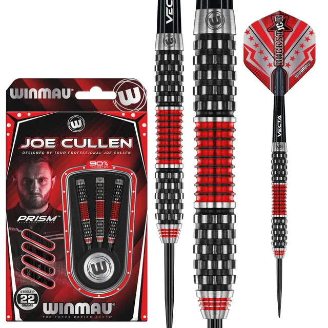 winmau-joe-cullen-rockstar-series-1-0-fl-chettes-acier image 1