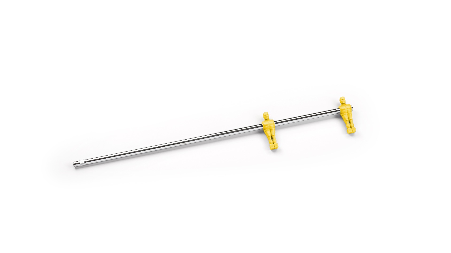 fas-pendezza-asta-2-ometti-rientrante-tige-de-rechange-16-mm-pour-baby-foot image 5