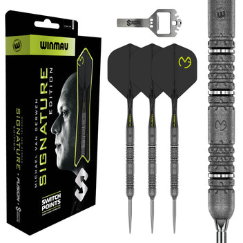 winmau-michael-van-gerwen-se-90-switch-point-fl-chettes-pointe-acier image 2