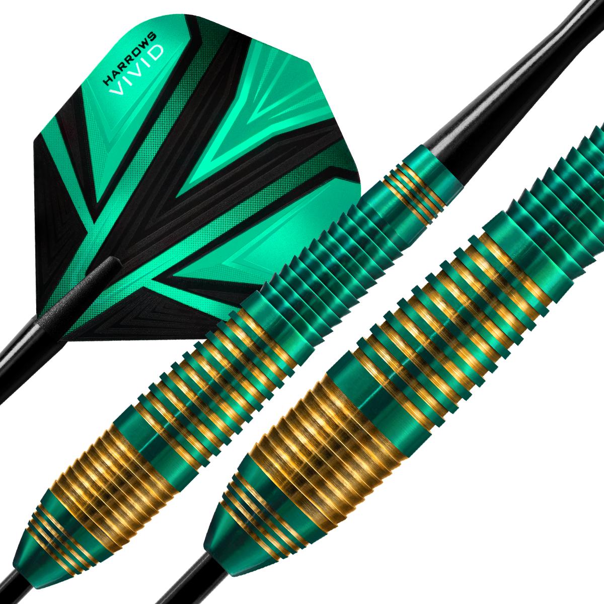 harrows-vivid-brass-vert-fl-chettes-pointe-acier image 3