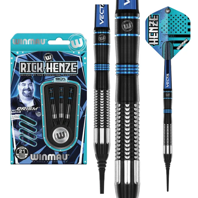 winmau-rick-henz-soft-tip-fl-chettes-pointe-souple-signature image 1
