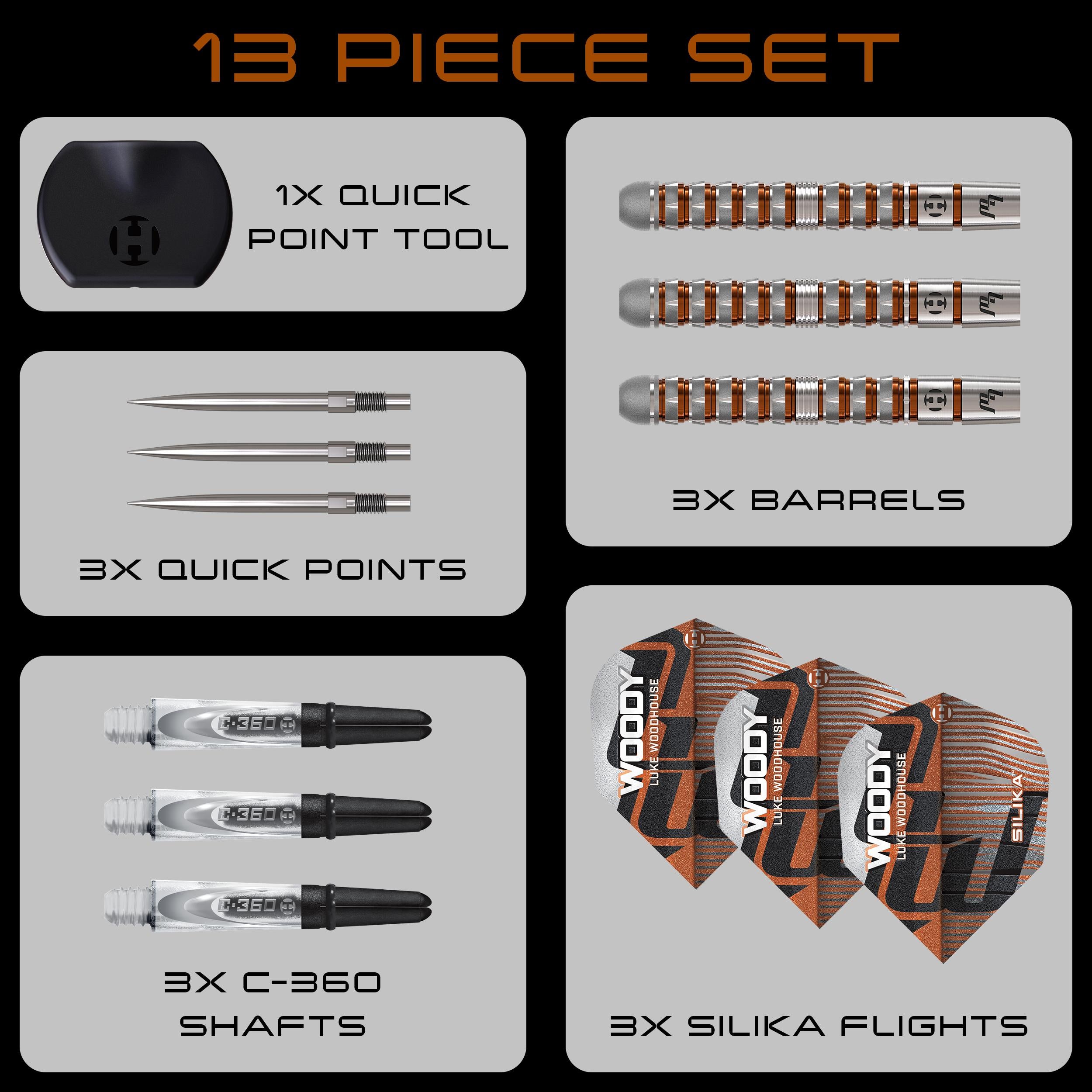 harrows-luke-woodhouse-series-3-90-fl-chettes-pointe-acier-quick-point image 7
