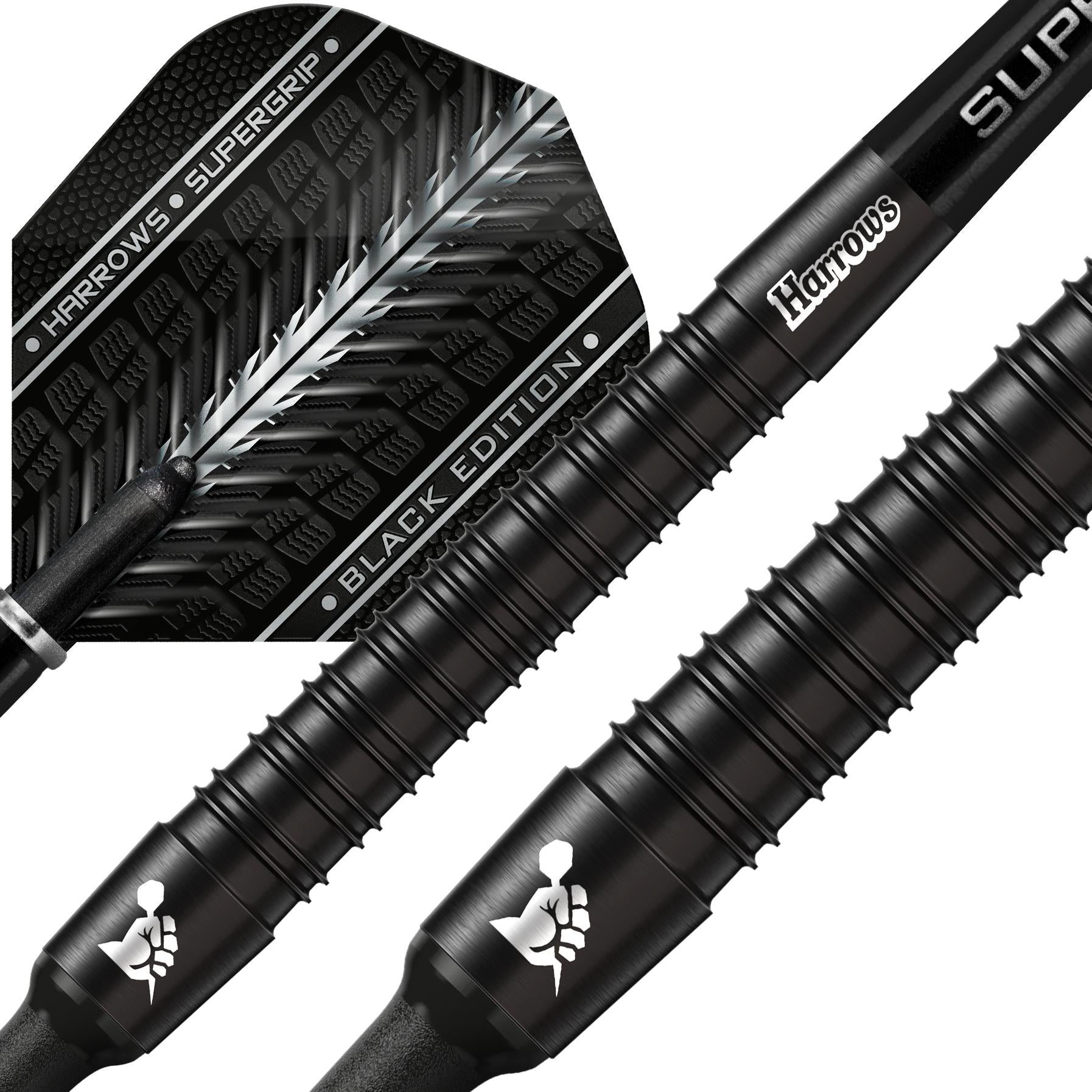 harrows-supergrip-90-black-edition-fl-chettes-pointe-souple image 3
