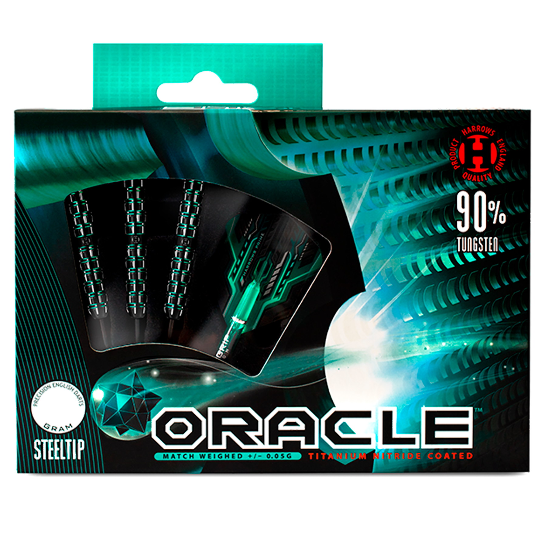 harrows-oracle-90-fl-chettes-pointe-acier-steel-tip-parall-le image 5