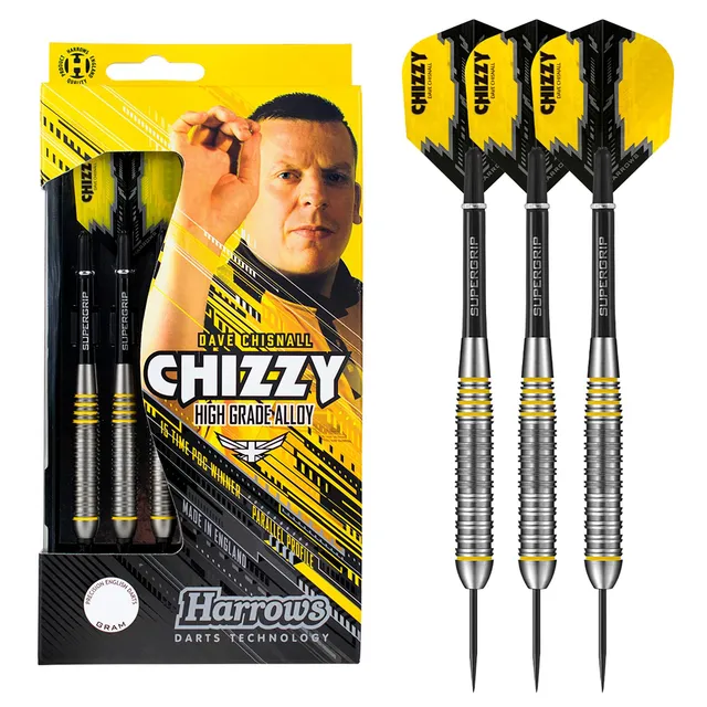 harrows-chizzy-fl-chettes-pointe-acier-alliage-haute-qualit-effet-tungst-ne image 1