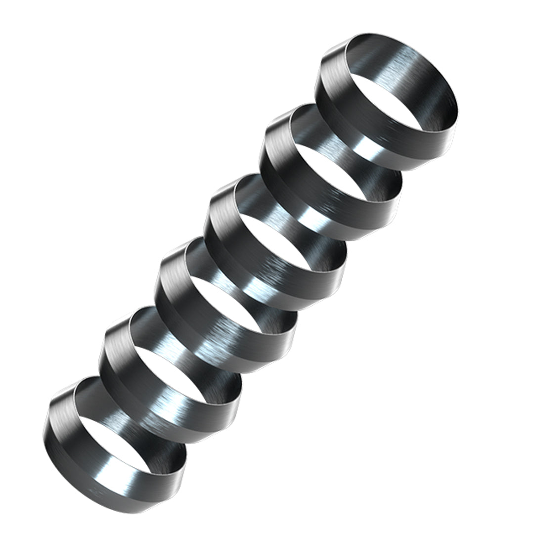 harrows-pyramid-rings-bagues-de-tige-x6 image 1