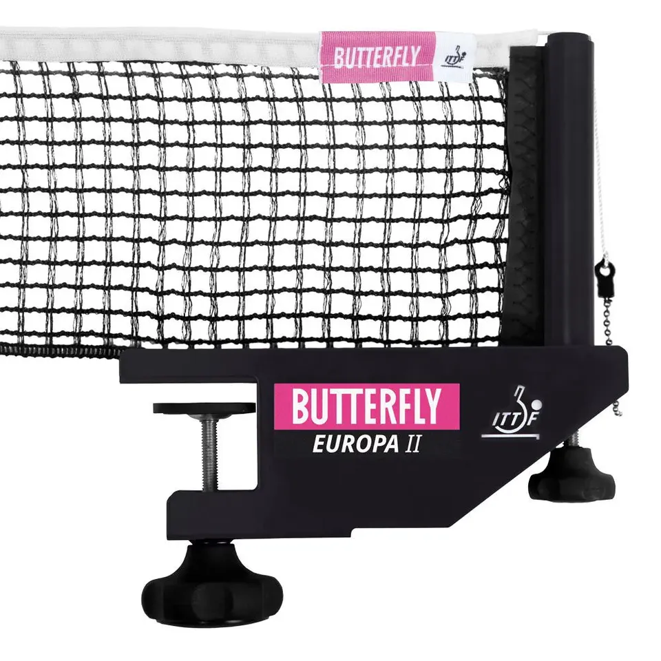 butterfly-net-set-europa-ii-filet-professionnel-ittf-avec-supports-vis image 1