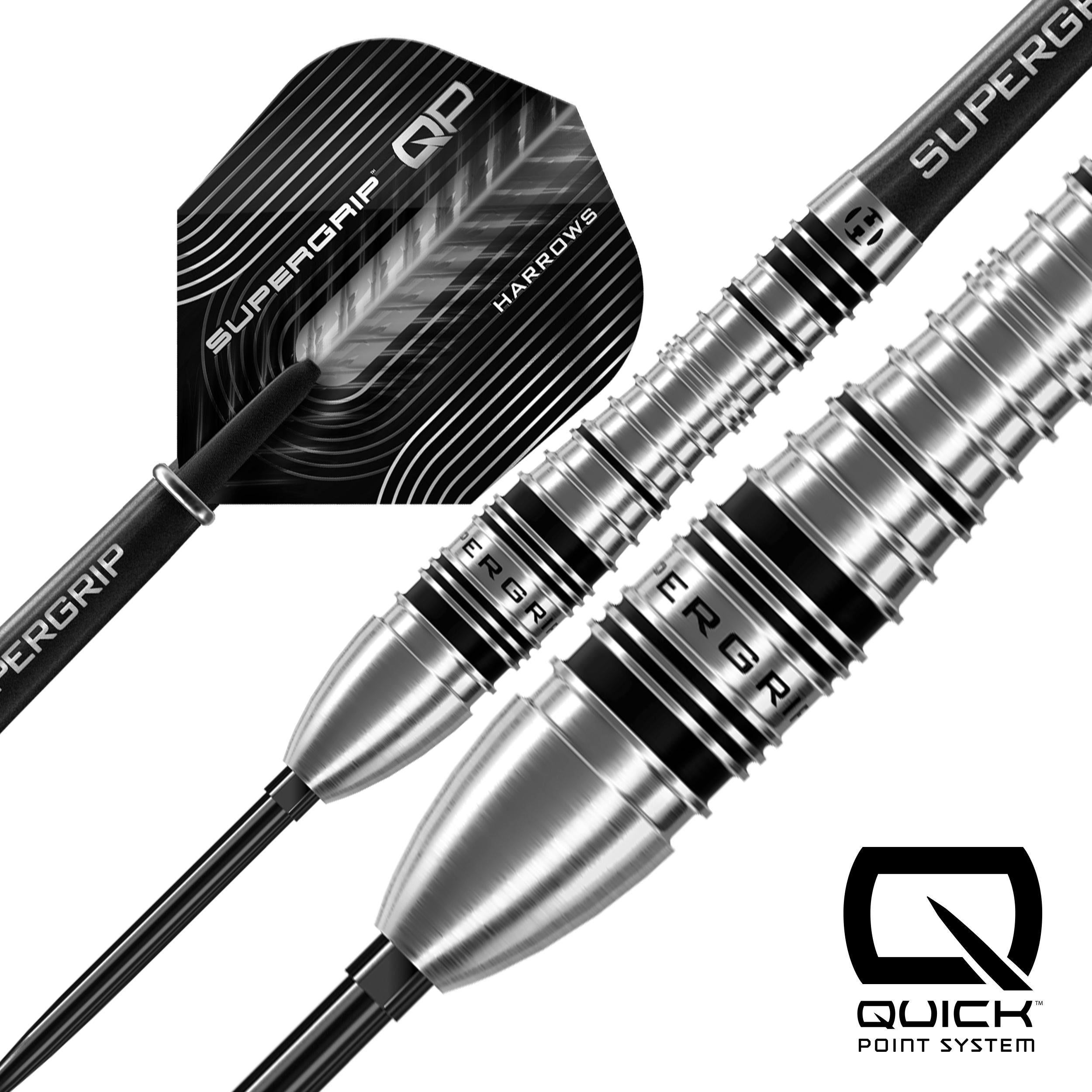harrows-supergrip-qp-bomb-90-fl-chettes-pointe-acier-quick-point image 2