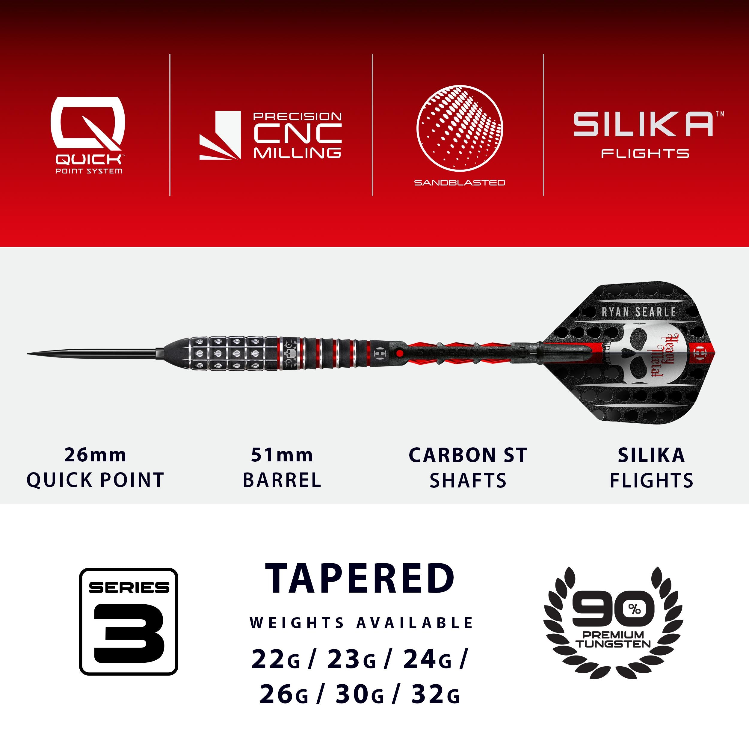 harrows-ryan-searle-series-3-90-tungst-ne-steel-tip-quick-point image 4