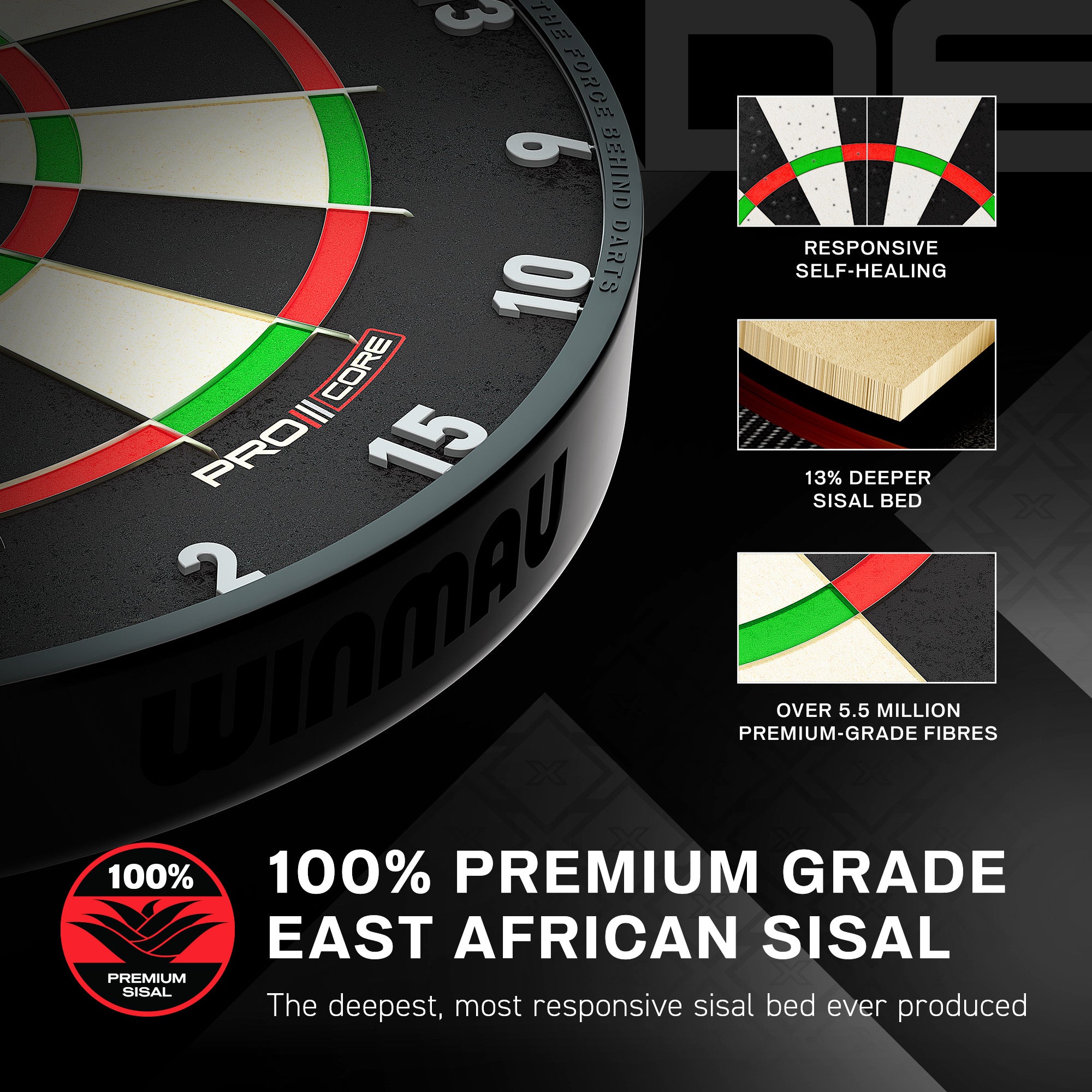winmau-blade-x-cible-de-fl-chettes-officielle-pdc-en-sisal image 4