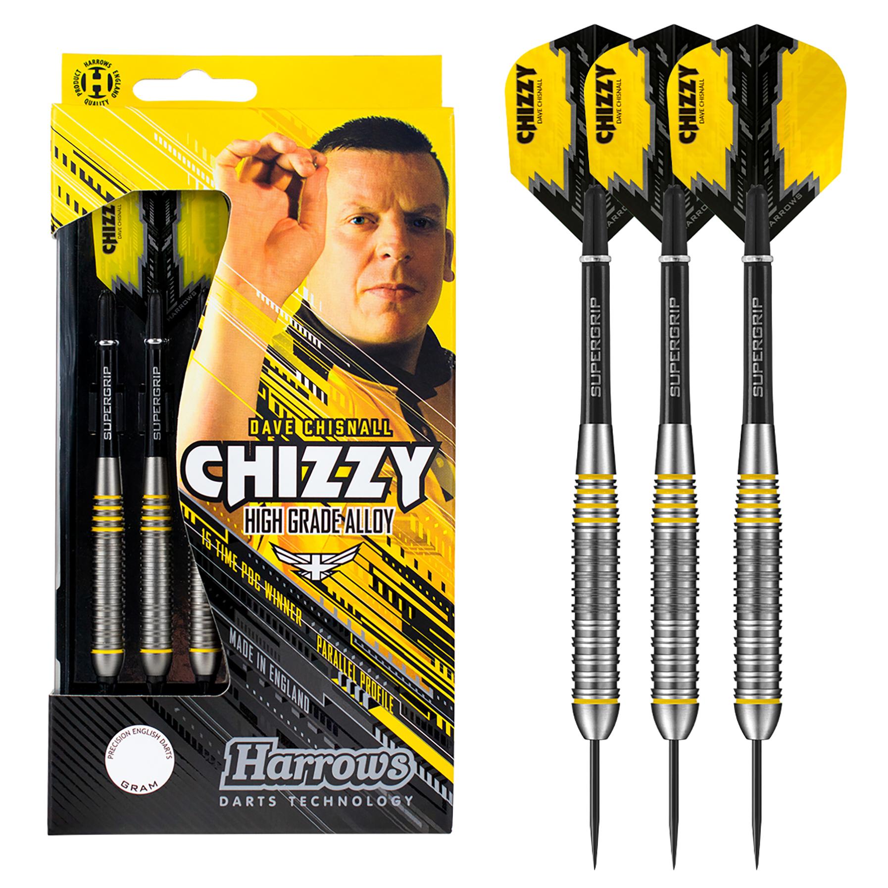 harrows-chizzy-fl-chettes-pointe-acier-alliage-haute-qualit-effet-tungst-ne image 1