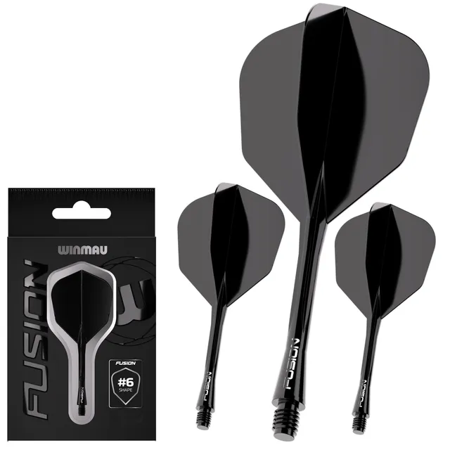 winmau-fusion-6-vol-int-gr-avec-tige-noir image 1