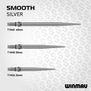 winmau-switch-points-smooth-silver-pointes-de-fl-chettes-changement-rapide-argen image 5