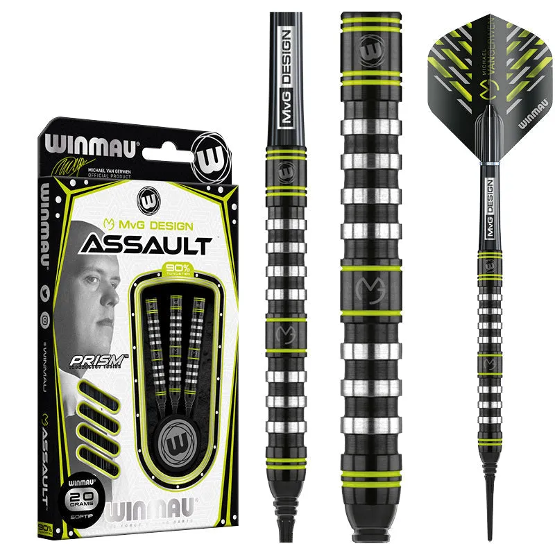 winmau-mvg-assault-soft-tip-fl-chettes-pointe-souple image 1