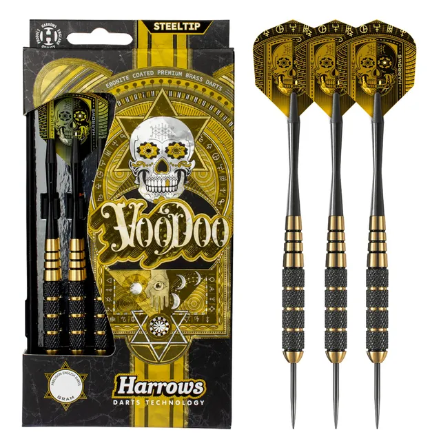 harrows-voodoo-fl-chettes-pointe-acier-laiton image 1