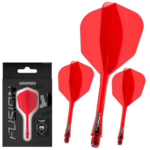 winmau-fusion-6-red-translucent-vol-tige-int-gr-s image 1