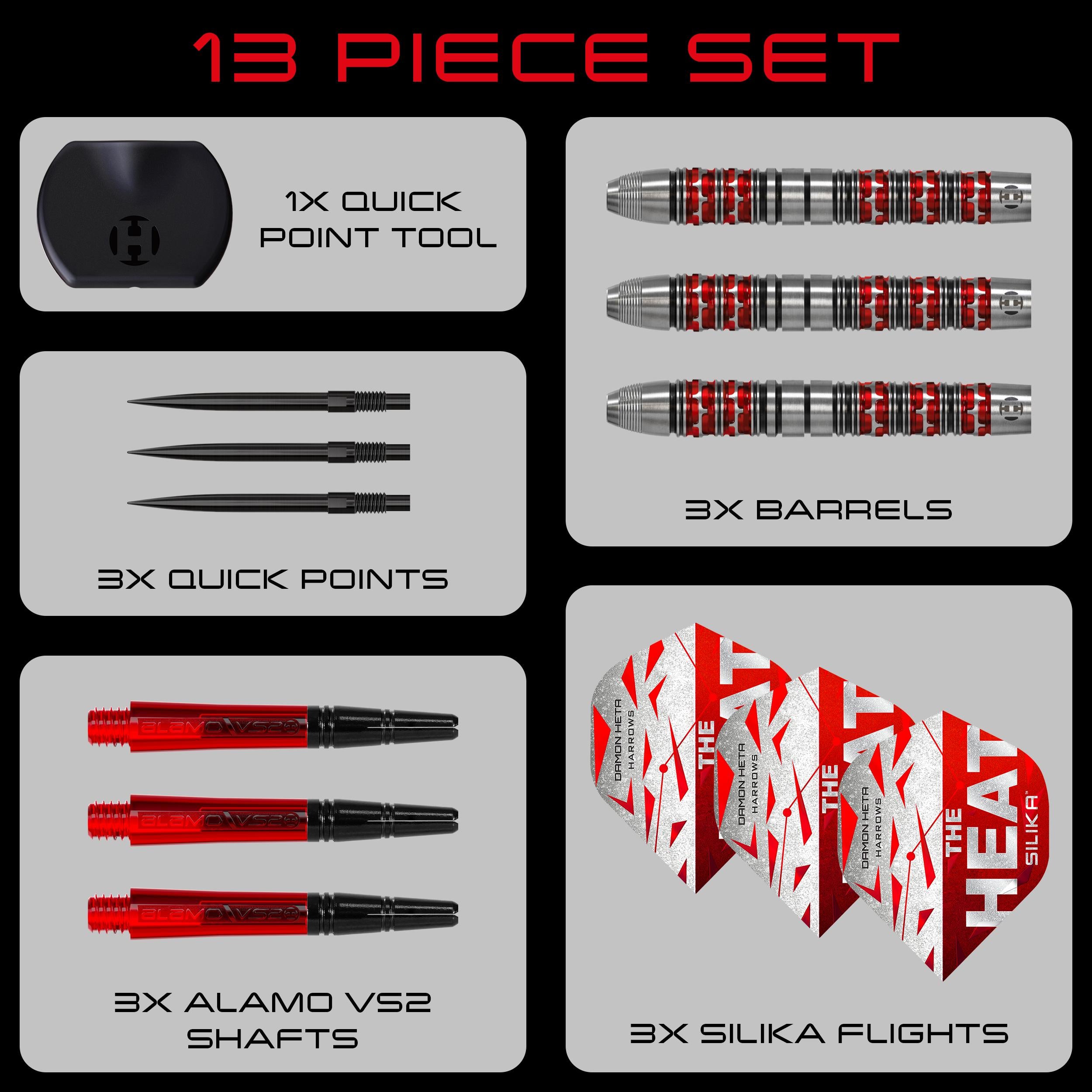 harrows-damon-heta-90-series-3-flechettes-acier-quick-point image 7