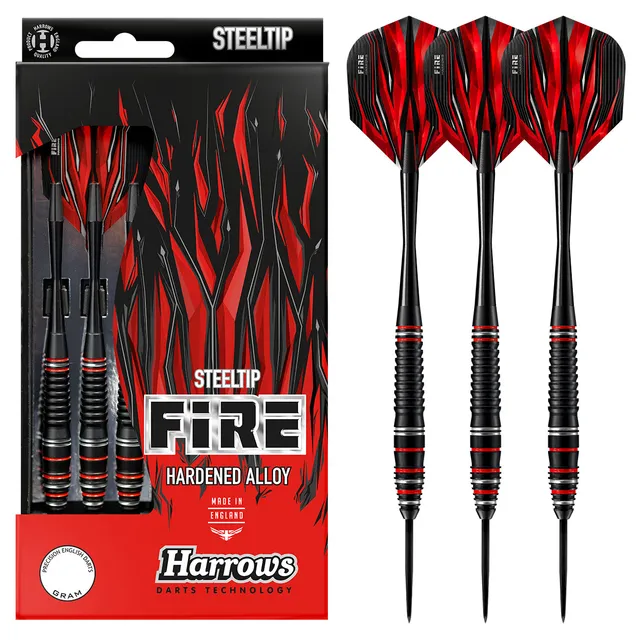 harrows-fire-high-grade-alloy-steel-tip-darts-fl-chettes-pointe-acier image 1