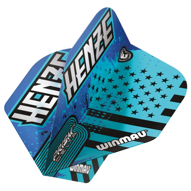 winmau-rick-henze-blue-prism-delta-ailettes-standard image 1