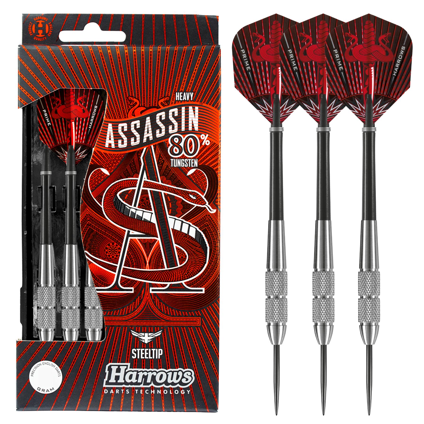 harrows-assassin-80-28gk-fl-chettes-pointe-acier-tungst-ne image 1