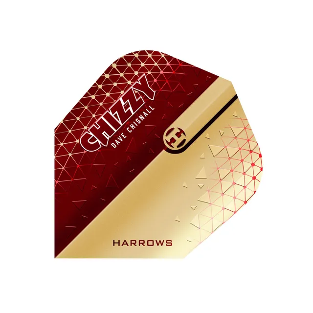 harrows-prime-dave-chisnall-chizzy-edition-red-ailettes-rouge image 1
