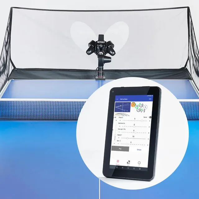 butterfly-amicus-prime-robot-lance-balles-professionnel-bluetooth image 1