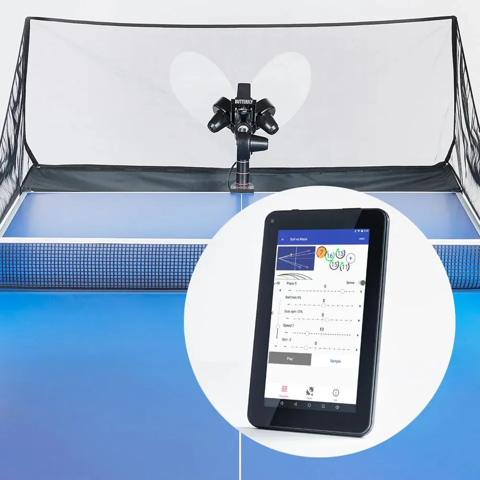 butterfly-amicus-prime-robot-lance-balles-professionnel-bluetooth image 1