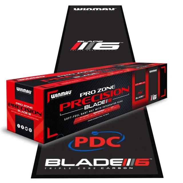 winmau-pro-zone-precision-blade-6-tapis-de-fl-chettes-soft-feel-avec-oche-int-gr image 1