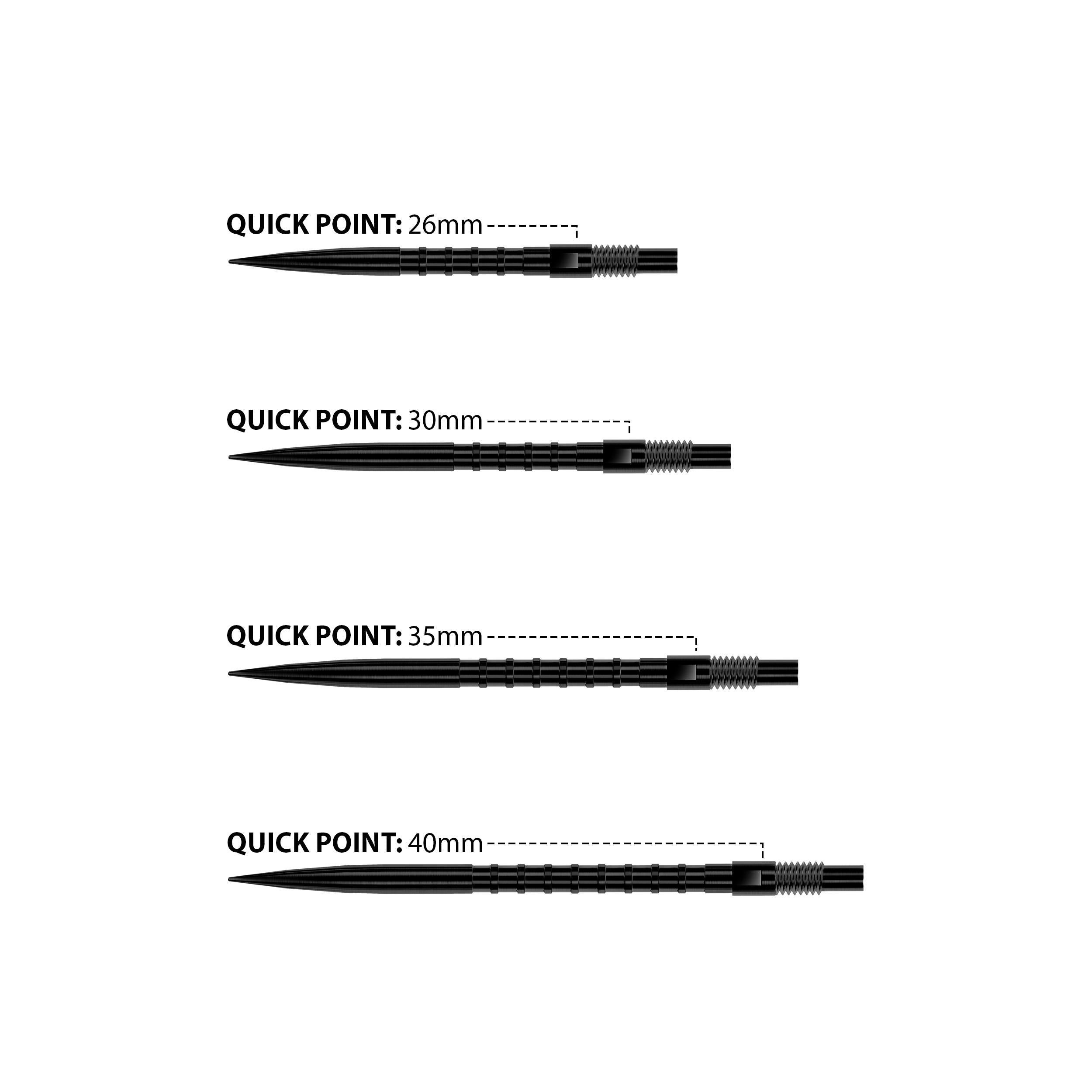 harrows-hm-grip-quick-points-pointes-quick-point-ryan-searle-26-30-35-40mm image 3