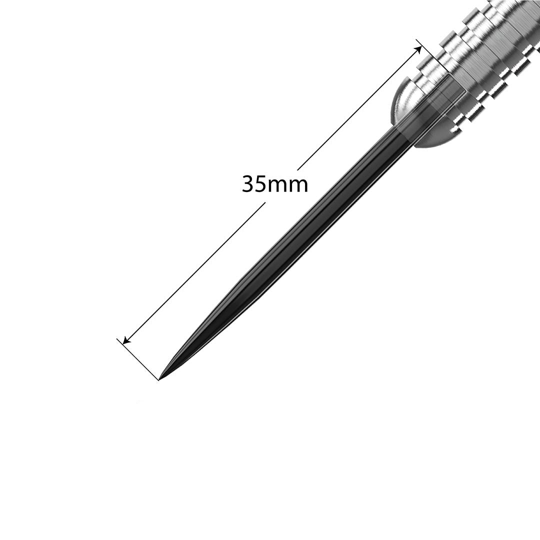 harrows-black-steeltip-points-35mm-pointes-de-rechange-acier image 2