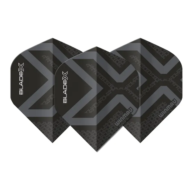 winmau-blade-x-prism-delta-ailettes-standard-noir-m-tallique image 1
