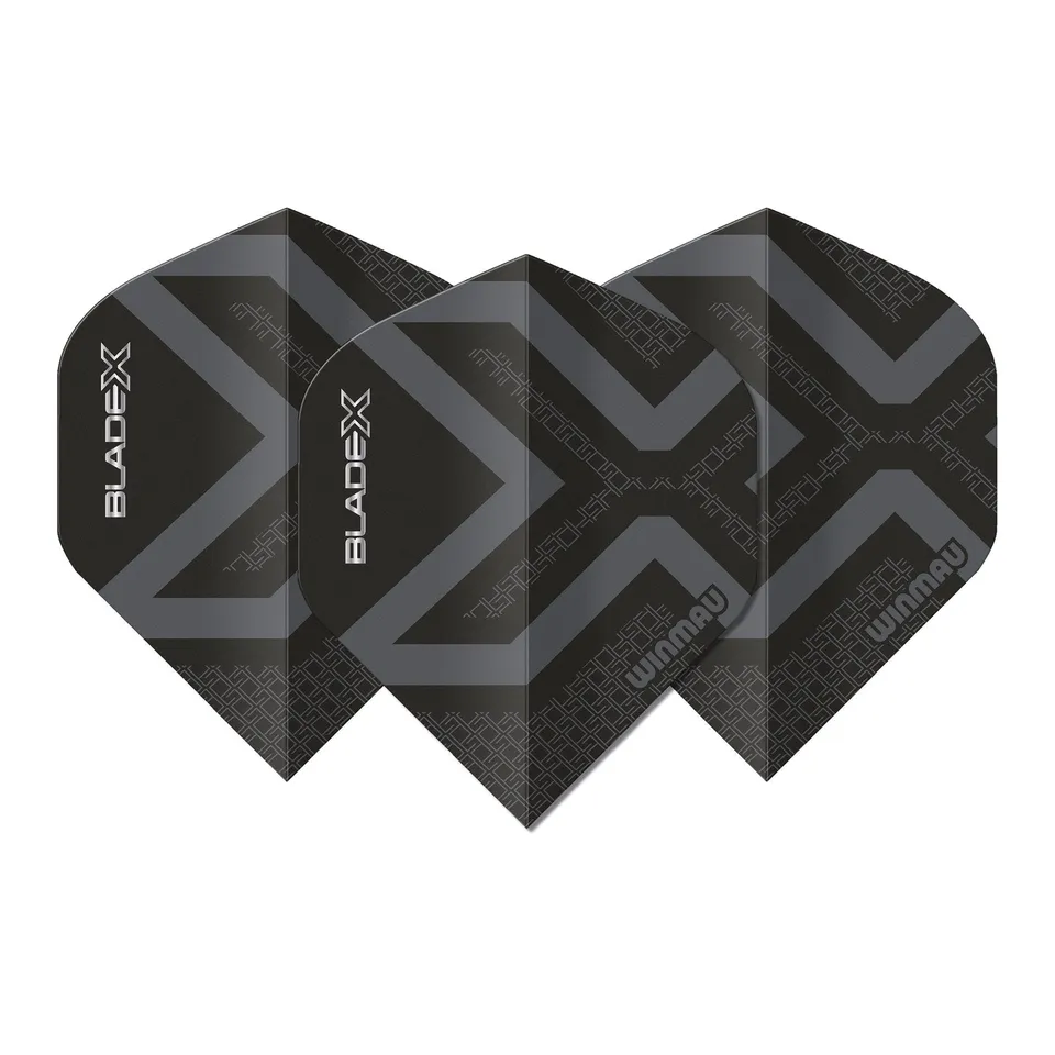 winmau-blade-x-prism-delta-ailettes-standard-noir-m-tallique image 1