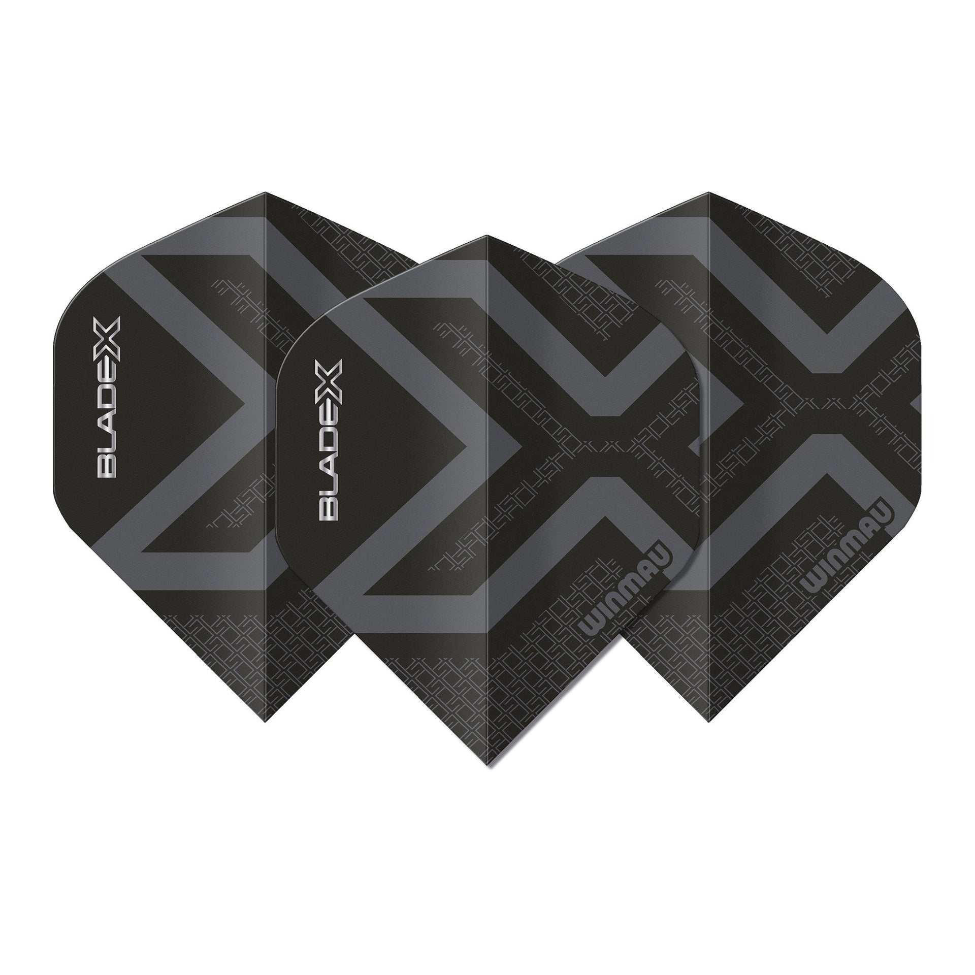 winmau-blade-x-prism-delta-ailettes-standard-noir-m-tallique image 1