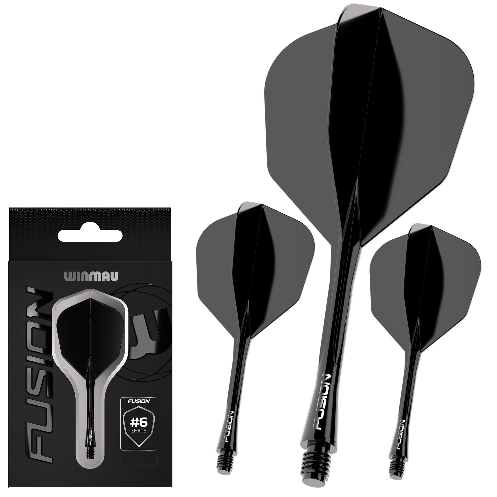 winmau-fusion-6-vol-int-gr-avec-tige-noir image 1