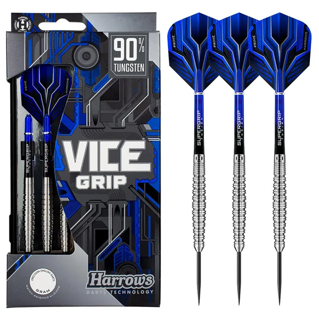 harrows-vice-90-steel-tip-darts-fl-chettes-pointe-acier image 1