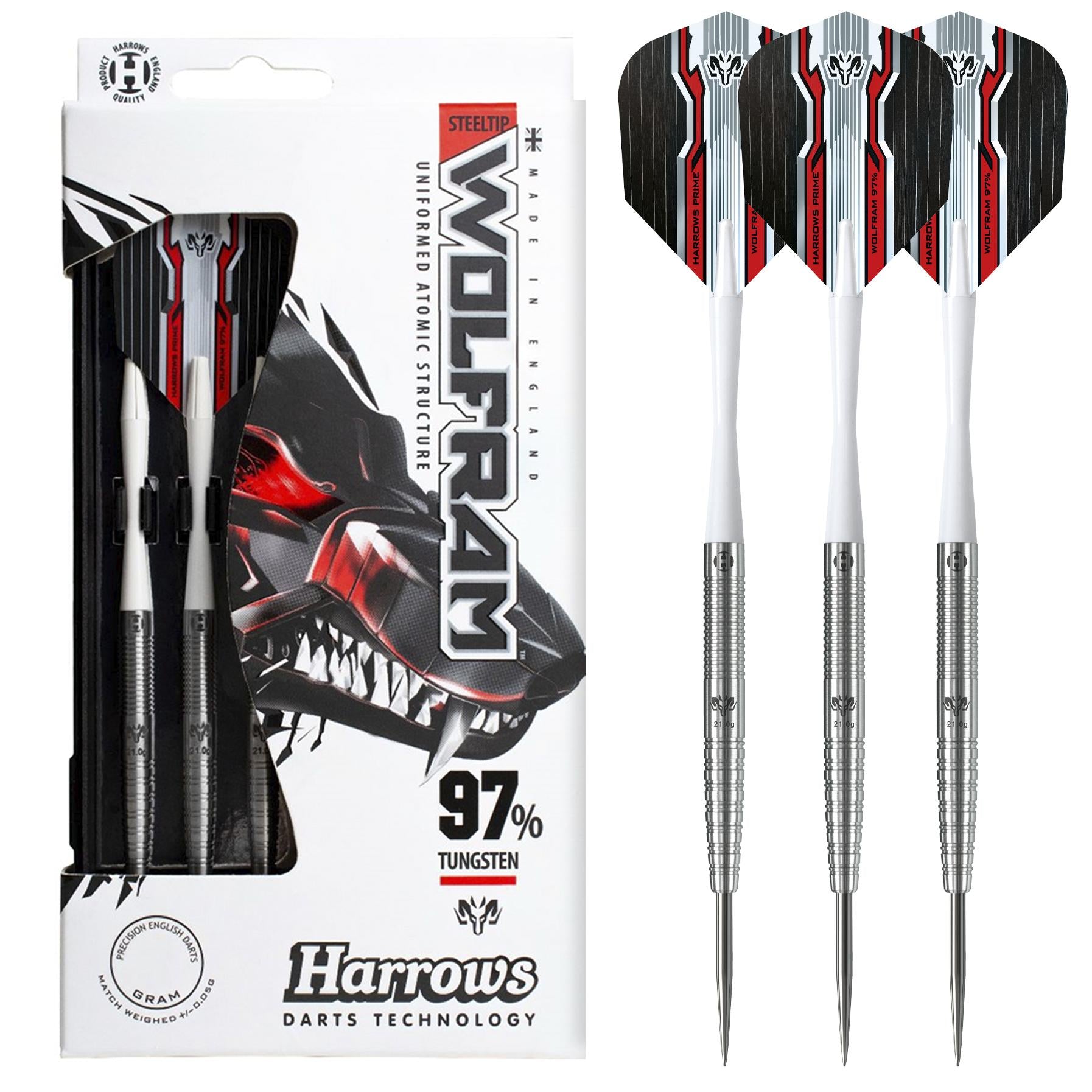 harrows-wolfram-97-fl-chettes-pointe-acier-steel-tip-darts image 1