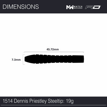 winmau-dennis-priestley-diamond-3-zero-fl-chettes-acier-fusion-grip image 7
