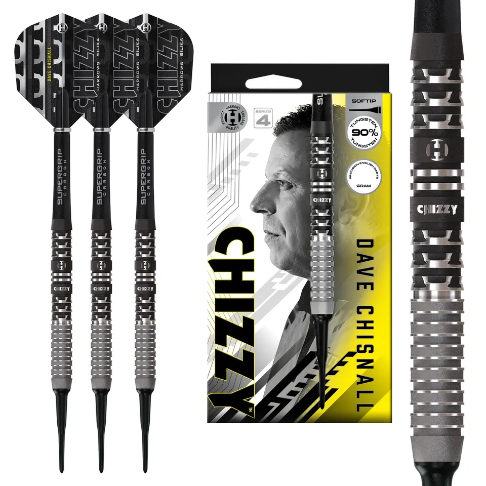 harrows-chizzy-90-series-4-soft-tip-darts-fl-chettes-dave-chisnall image 1