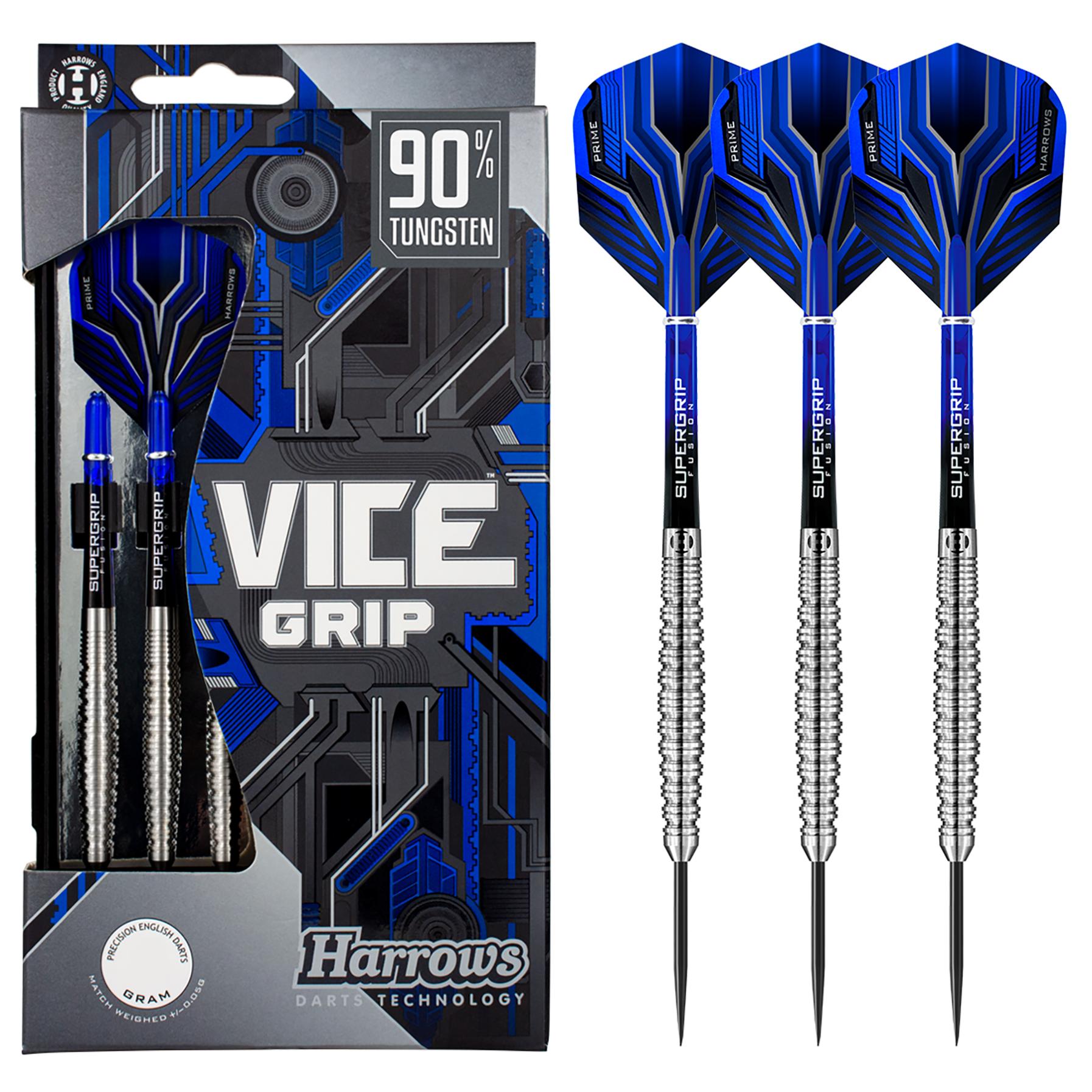 harrows-vice-90-steel-tip-darts-fl-chettes-pointe-acier image 1