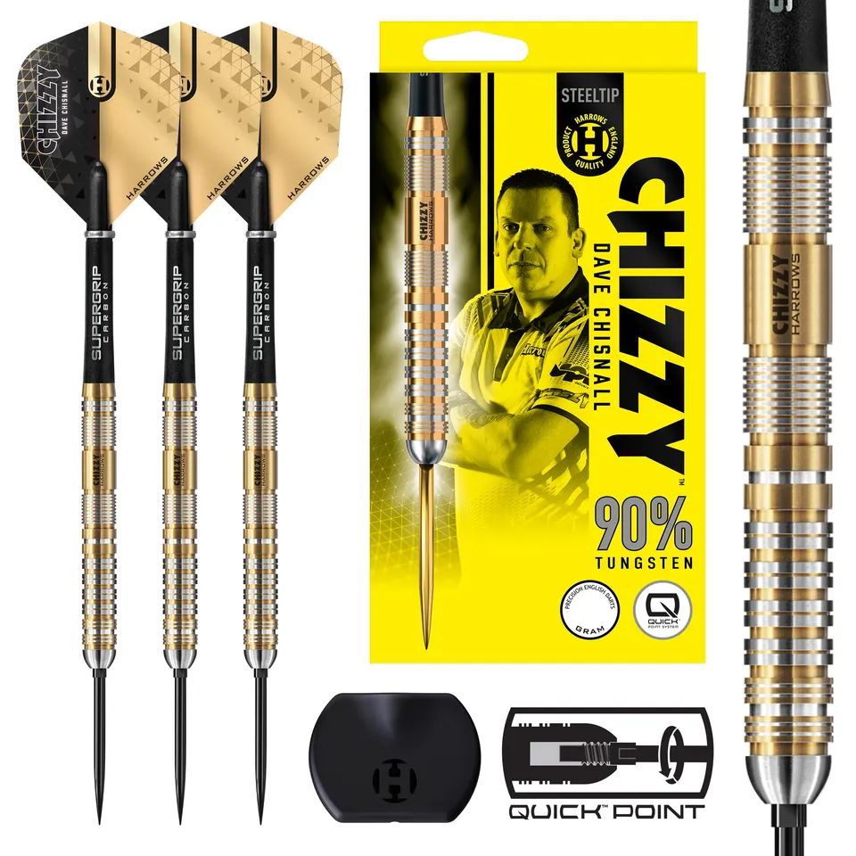 harrows-chizzy-90-series-2-quick-point-fl-chettes-pointe-acier-dave-chisnall image 1