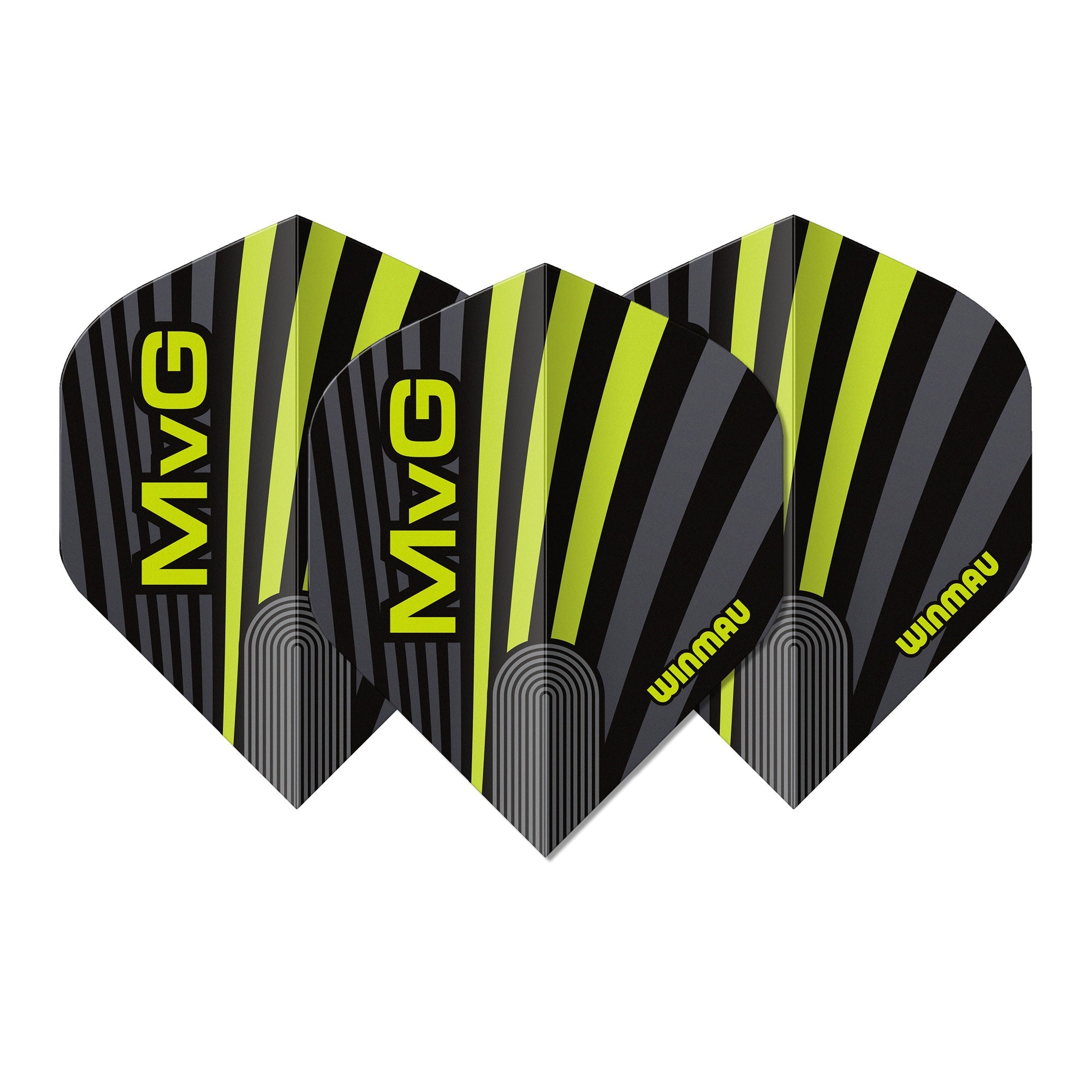 winmau-mvg-black-grey-green-ailettes-mvg-standard image 2
