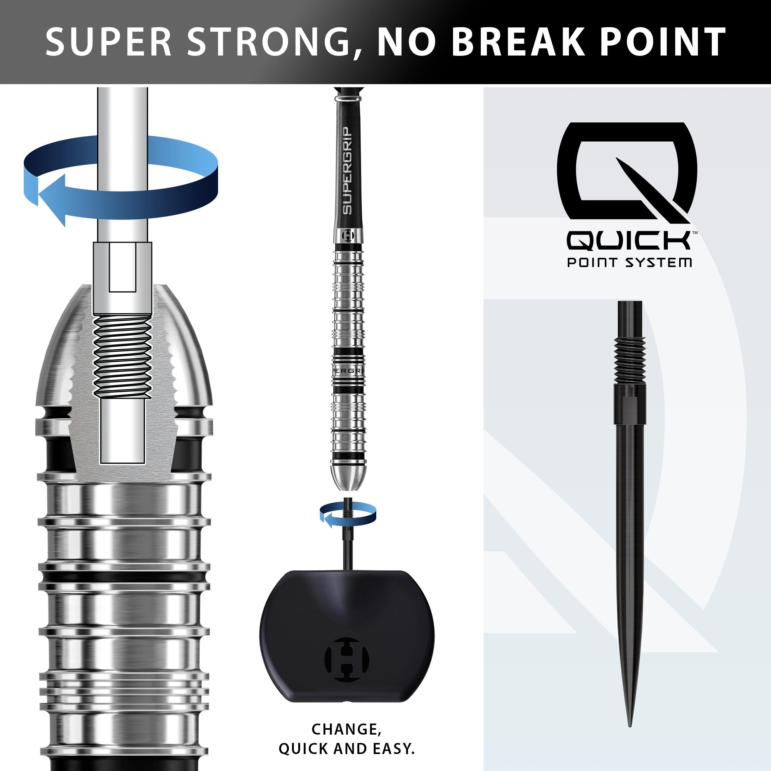 harrows-supergrip-qp-tapered-90-tungst-ne-steel-tip-quick-point image 3