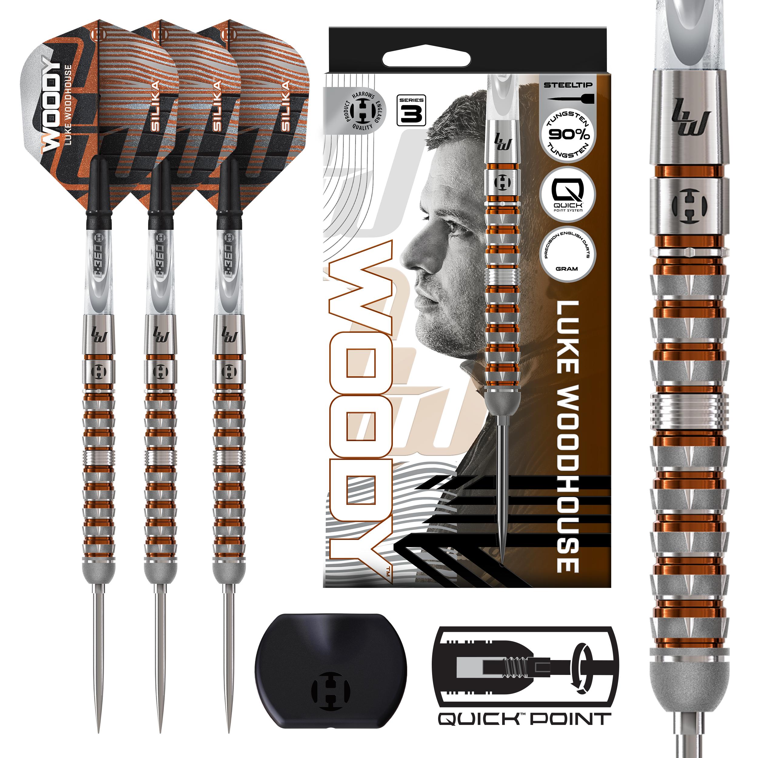 harrows-luke-woodhouse-series-3-90-fl-chettes-pointe-acier-quick-point image 1