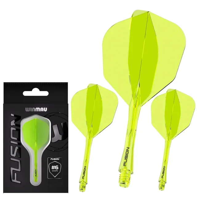 winmau-fusion-6-jaune-vol-et-tige-int-gr-s image 1
