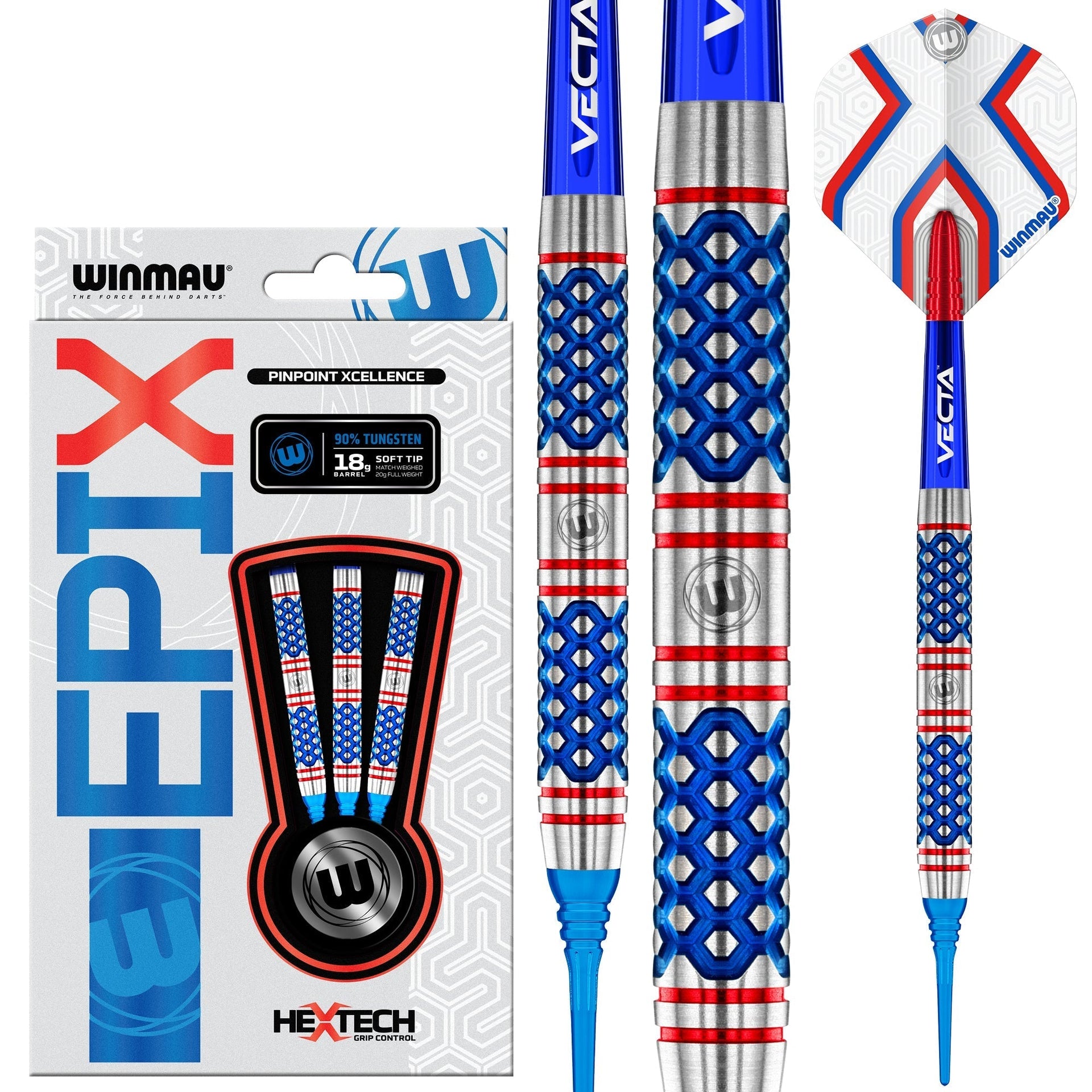 winmau-epix-soft-tip-fl-chettes-pointe-souple-pour-cible-lectronique image 1