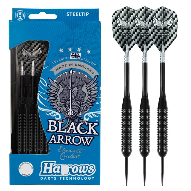 harrows-black-arrow-22g-fl-chettes-pointe-acier image 1