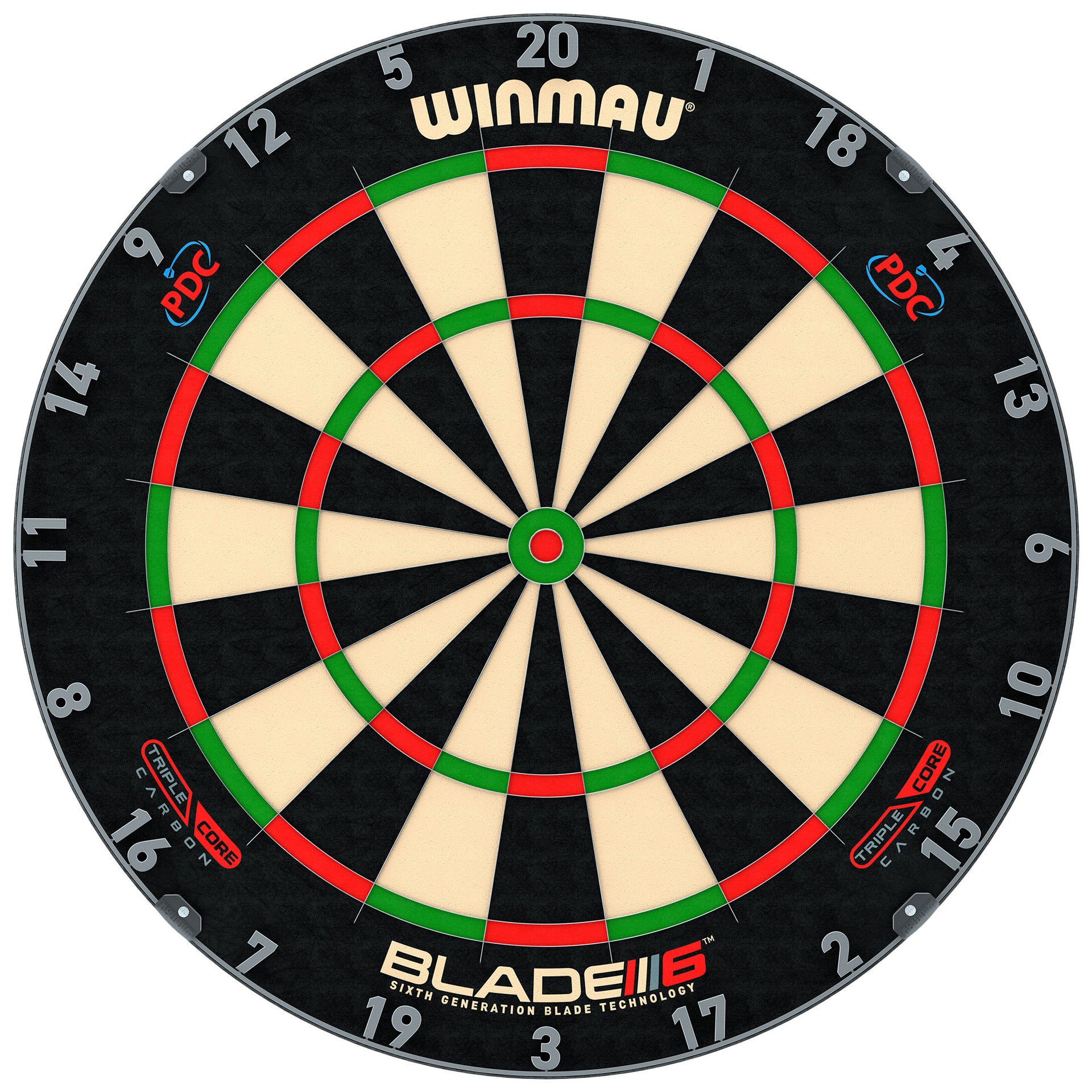 winmau-blade-6-triple-core-cible-de-fl-chettes-sisal-professionnelle image 1