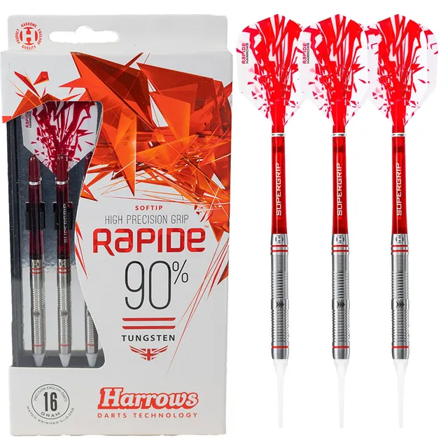 harrows-rapide-90-style-b-soft-tip-fl-chettes-pointe-souple-parall-le image 1